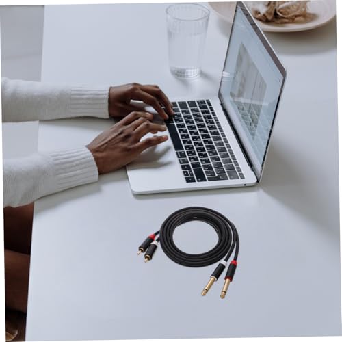 Cable de audio estéreo NUOBESTY con doble conector analógico para componentes de sonido 4
