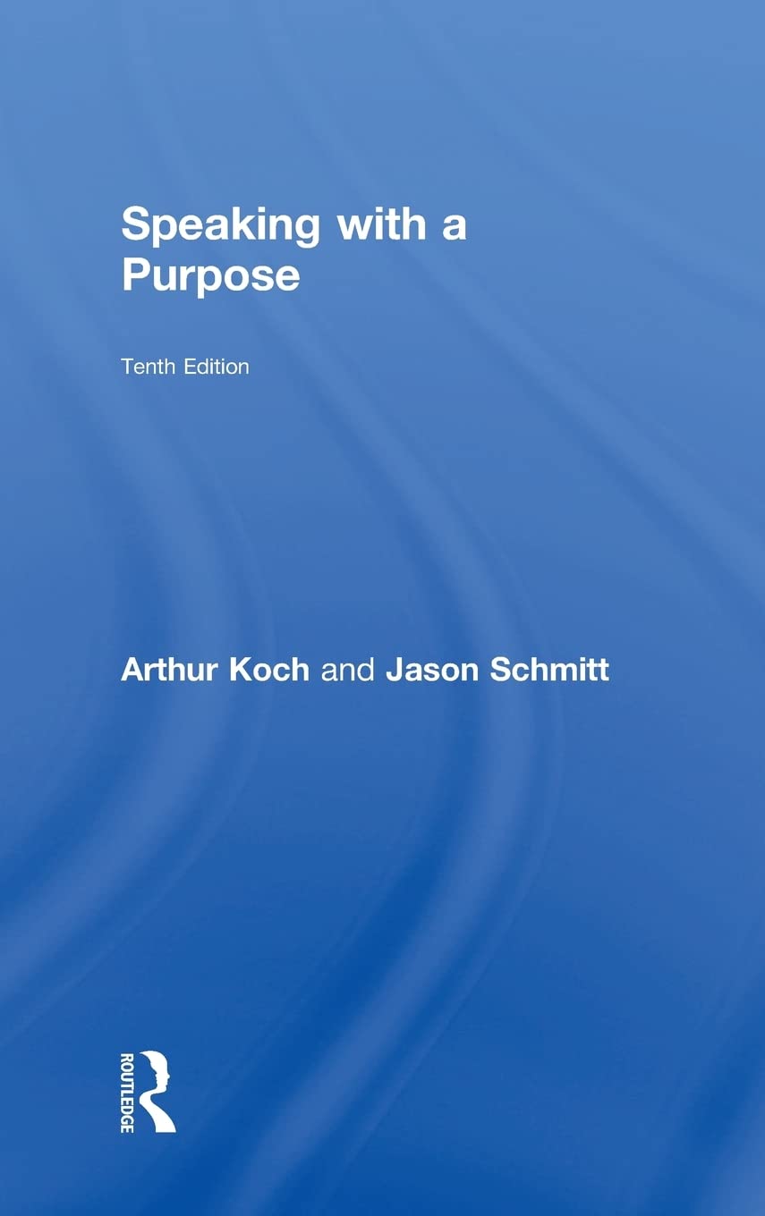 Speaking With a Purpose
