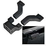 K LAKEY Car Air Vent Extension For Forester, ABS Custom Fit, 3 Packs Back Seat Tubes Air Vent Blinds Extension, Fit For Forester Accessories