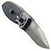CRKT Fulcrum 2 EDC Folding Pocket Knife: Everyday Carry, Ti Nitride Blade, Fulcrum Open, Textured Nylon Handle, Pocket Clip 7435