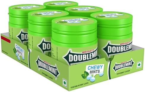 Doublemint Peppermint Chewymint Pot - 80.85g (pack of 6)