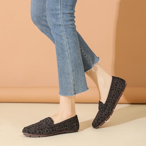 Image of Loafer Shoes for Women Comfortable Casual Women's Loafer Shoes Flat Shoes