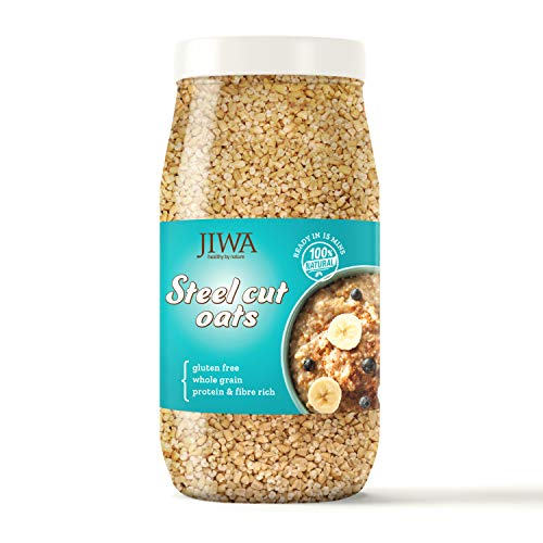 Image of JIWA healthy by nature Organic Quinoa, 1 Kg, (Certified Organic & Gluten Free) & Steel Cut Oats, 1Kg (Gluten Free)