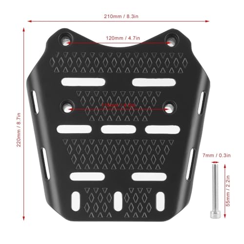 Support porte-bagages moto en alliage d'aluminium CNC premium PCX 125