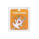 ノンタン[ダイカットシール]クリアステッカー/C サンスター文具 デコシール 絵本キャラクター グッズ 通販