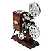 Scatola musicale in legno con proiettore cinematografico in stile retrò, scatola musicale in metallo anticato, regalo di compleanno per bambini, decorazione per la casa
