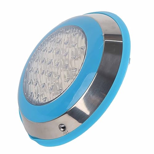 Akozon Luz LED para Piscina L Lámpara de Pared Subacuática Impermeable de Acero para Piscina AC12V18W‑1800LM para Uso Doméstico, Accesorio Multifuncional (12W)