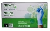 Eukamed Hygiene GmbH Nitril-Handschuhe L, 100 Stück, puderfrei, latexfrei, hypoallergen,...