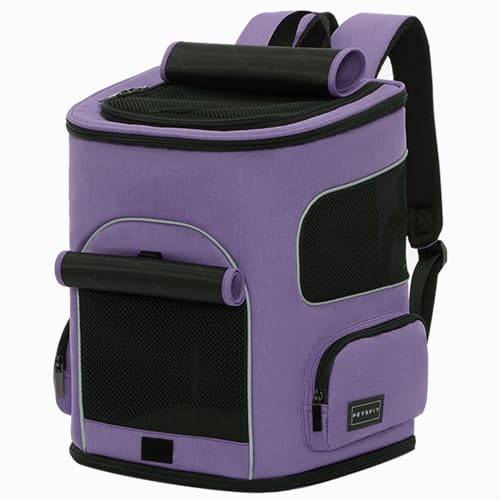 PETSFIT-Dog-Backpack-Carrier-with-Upgraded-Waist-Protection-Pet-Carrier-Backpack-Designed-for-Small-DogsCats-Fully-Ventilated-Collapsible-Cat-Backpack-for-Outdoor-Traveling-Hiking-Camping-Purple - Cucciolini Doodles   PETSFIT-Dog-Backpack-Carrier-with-Upgraded-Waist-Protection-Pet-Carrier-Backpack-Designed-for-Small-DogsCats-Fully-Ventilated-Collapsible-Cat-Backpack-for-Outdoor-Traveling-Hiking-Camping-Purple