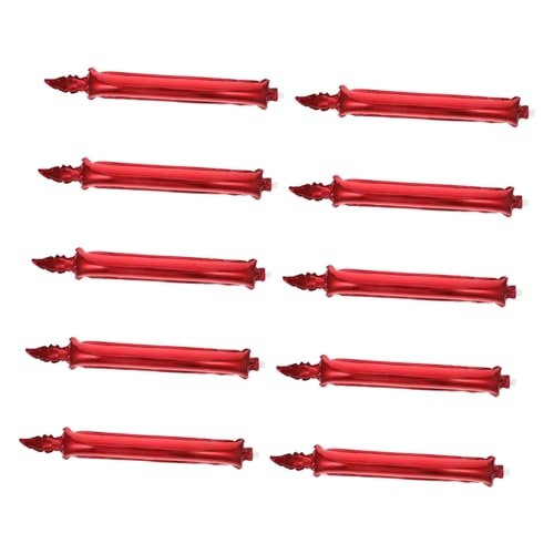 GLEAVI Celebration Clappers 10pcs Inflatable Cheerleading Poms Poms for Sports