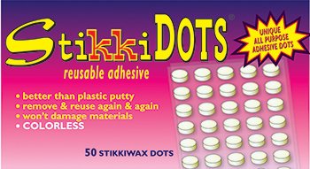 15 Pack THE STIKKIWORKS CO. STIKKI WAX DOTS 50 PER BAG