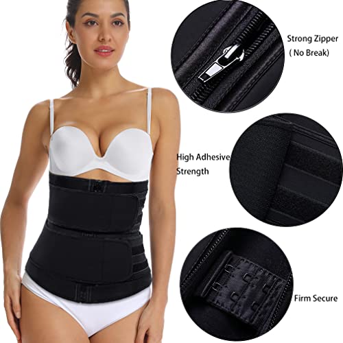 HOPLYNN Neoprene Sweat Waist Trainer Corset Trimmer Belt for Women