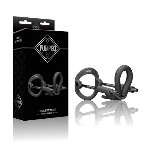Shots Pumped PMP029BLK Extension de Pénis - Ajouter de la Longueur et de la Circonférence - 21 x 5,9 x 6,7 cm - Sans Phtalate - Noir