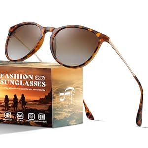 CHBP Polarized Sunglasses for Women Men – Trendy 2024 Vintage Classic Retro Round Mirrored Lens Designer Style