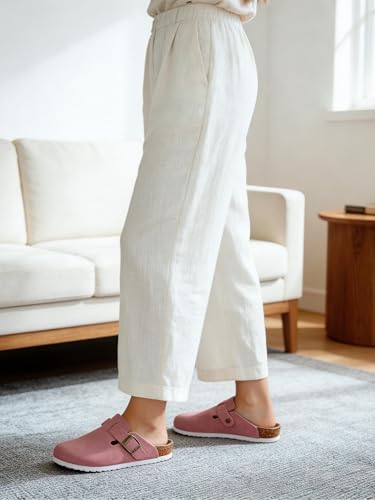 Image of Clogs For Women, Womens Clogs- Mules House Slipers With Arch Support And Adjustable Buckle