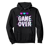 Game Over Vaporwave Sad Kawaii Aesthetic Harajuku Eboy Egirl Pullover Hoodie
