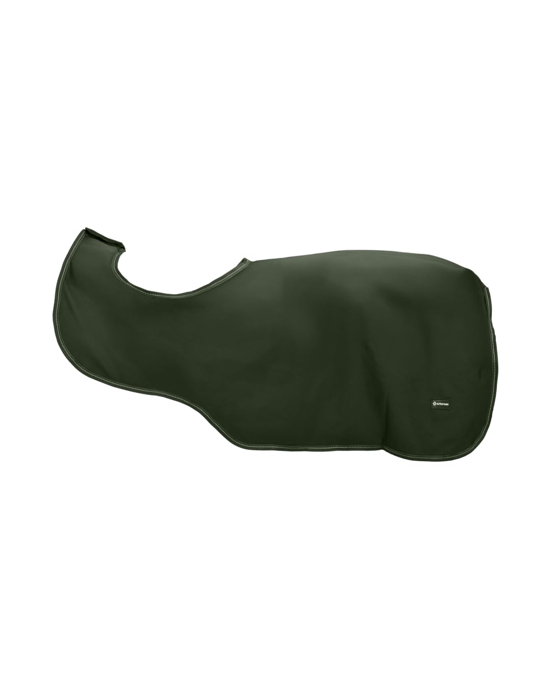 4Horses Ausreitdecke Livorno, wärmende Nierendecke aus softshellähnlichem Material, Fleece-Lining, Schutz für kühle Ausritte