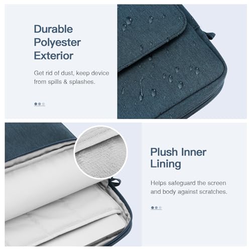 MoKo Bolsa de transporte para tablet de 9 a 11 polegadas com alça de ombro serve para iPad Pro 11 po