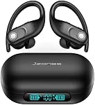 Ecouteurs sans fil Casque Bluetooth 130Hrs Temps de jeu 2500mAh Cas de recharge sans fil LED Diaplay Hi-Fi Waterproof sur écouteurs pour les sports de course jeu