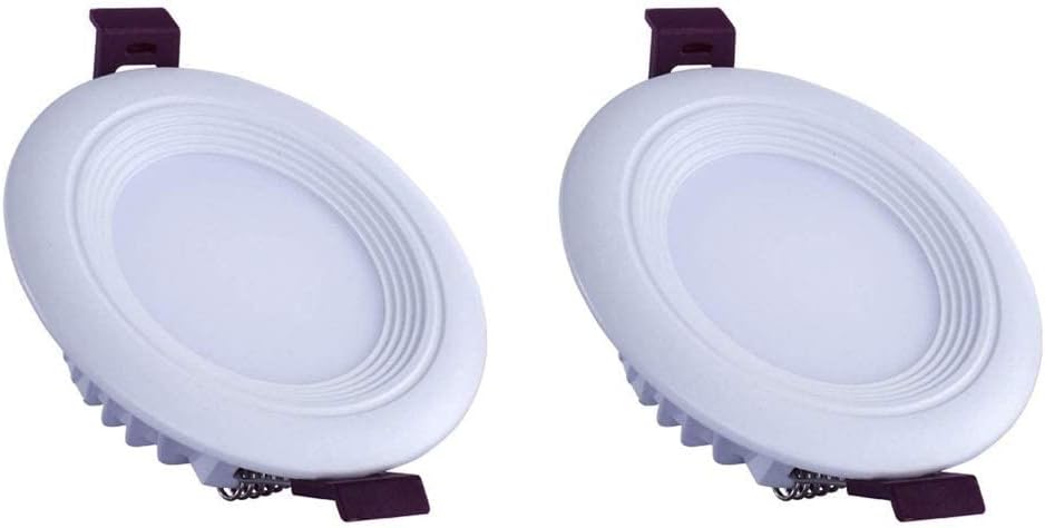 Spotlight，Recessed Led Downlight round Ceiling Spotlight, Indoor Wash Wall Lamp Decoration Lighting Fixture, Fire Rated Energy Saving Led Downlighters, for Bathroom Office Shopping Store Ou