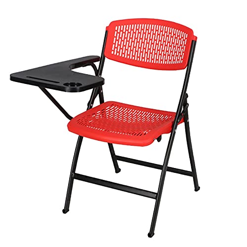 Chaise de formation pliante compacte et dossier respirant avec table de conférence intégrée