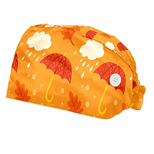 Gorra de trabajo que evita el sudor en los ojos con botones laterales