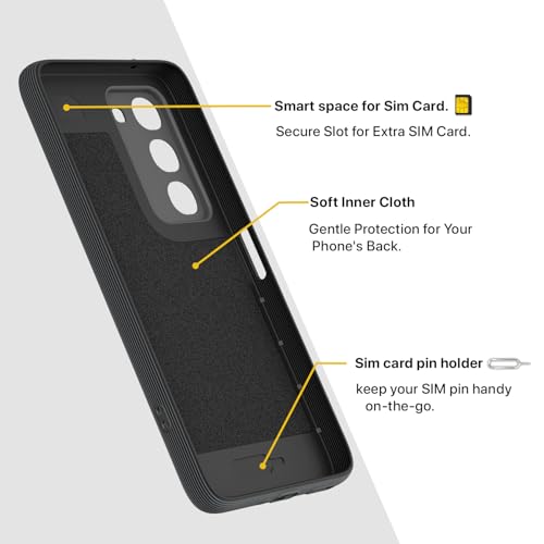 Image of Outlouders Back Cover for Realme P4R 5G | Full Camera Protection | TPU Soft Flexible Shockproof Bumper Case (Grey)
