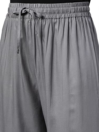 Image of TWIN BIRDS Viscose Fabric Kurti Pant /Trousers with Functional Pocket for Women