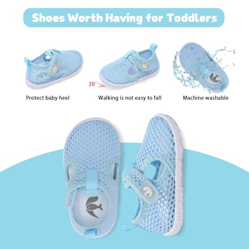 Image of FEETCITY Baby Boys Girls Water Sport Shoes Barefoot Kids Aqua Socks Quick-Dry Beach Swim Pool Shoes
