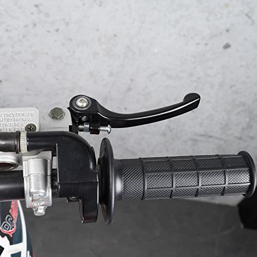 Rutu 22Mm 7/8 Inch Folding Aluminum Clutch And Brake Lever Set For 110Cc 125Cc 140Cc Ttr Ssr Crf50 Xr Crf Mini Pit Dirt Bike Motorcycle Atv -Black #TOP5