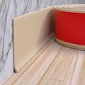 Duzzy Flexible Baseboard Molding Trim, 6 Inch(W) x 20 Feet(L) Peel and Stick Rubber Wall Trim Molding, Self-Adhesive Vinyl Wall Base Cove Base for Floor