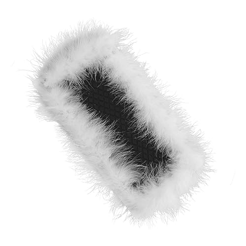 ERINGOGO Universal Car Dashboard Mat Non-Slip Phone Pad Plume Decorative Pad Oil-Resistant Sturdy