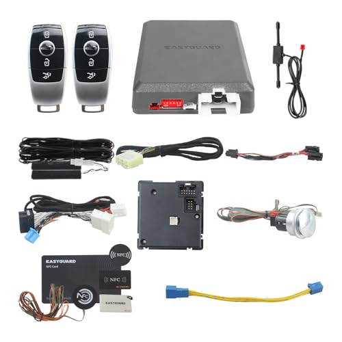 EASYGUARD PKE Remote Starter NFC Lock Unlock Push Start System FIT for Key Start of 16-22 Mercedes Benz W447 V Class (V250 V250L V260 V260L)/ 16-22 Vito/ 16-22 Metris
