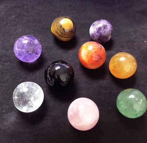 Sphère en obsidienne véritable 60mm, boule de cristal et socle - 4