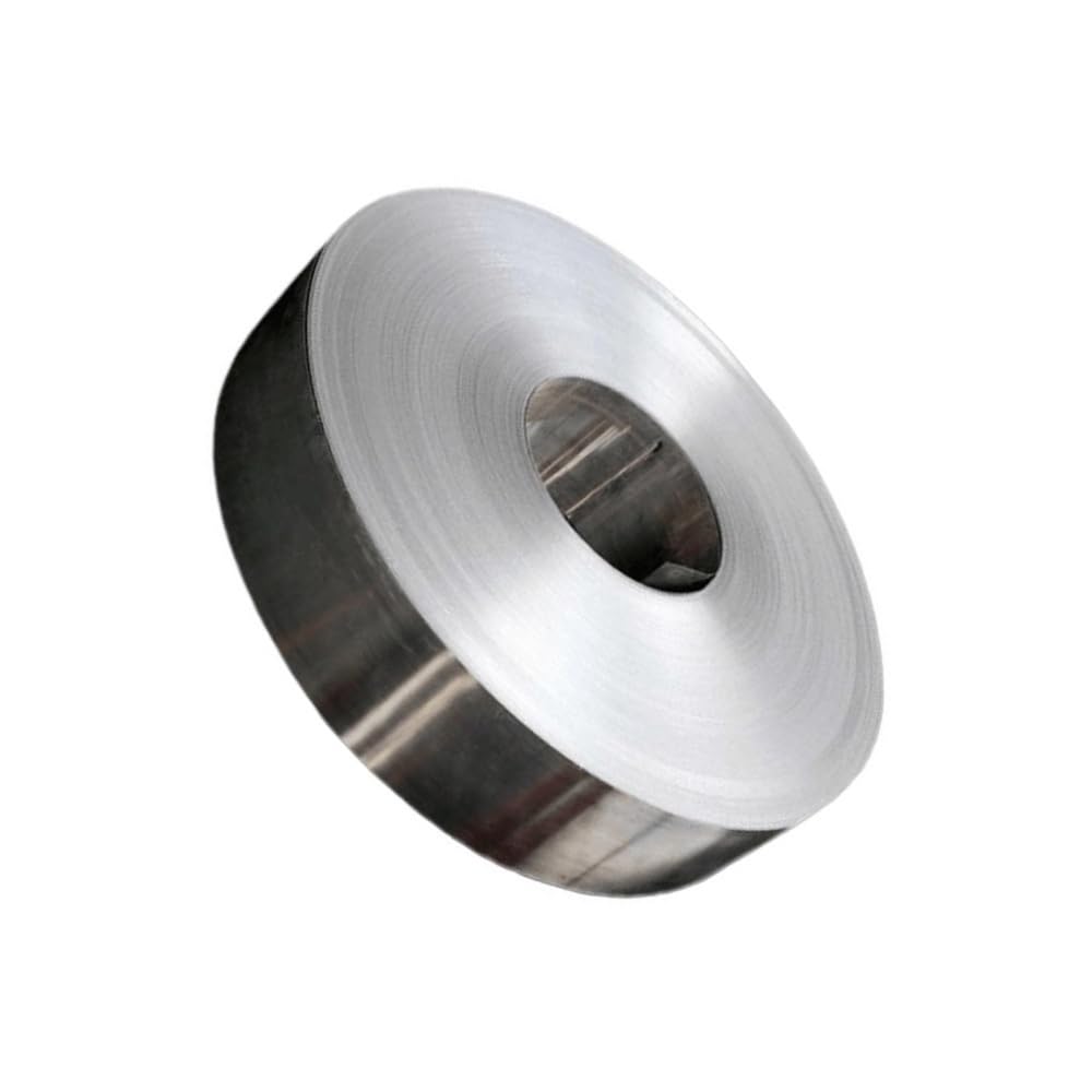 Tiras de lámina estrecha de acero inoxidable 301, 2 uds., bobina de Metal Industrial DIY de 5M(0.2mm x 20mm x 5 M)