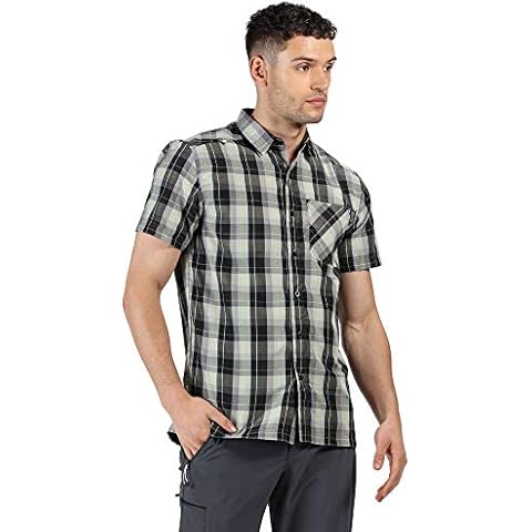 Regatta Kalambo V - Camisa Deportiva De Cuadros, Manga Corta Cover