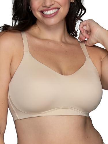 Image of Vanity Fair Women's Beauty Back Smoothing Simple Sizing Wireless Bra, 4-Way Stretch Fabric, Sizes S-3XL