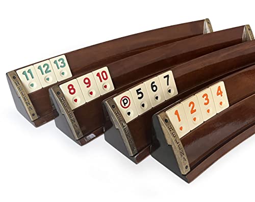 Juego Rummi Hecho a Mano con Madera Natural miniatura 5