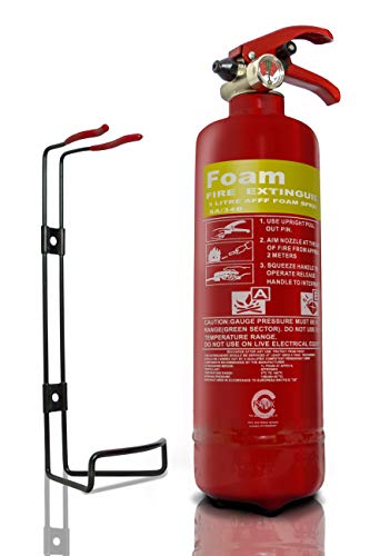 Premium FSS UK 1 Litre AFFF Foam Spray FIRE Extinguisher. CE Marked. Ideal for Boats Homes Kitchen Workplace Offices Warehouses WORKSHOPS GARAGES Hotels Restaurants