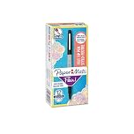 Paper Mate Flair Felt Tip Pens | Ultra Fine Point (0.4mm) | Black | 12 Count