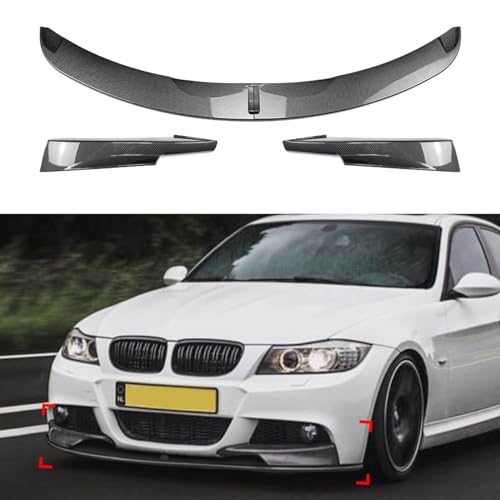 Front Bumper Spoiler Splitter Kit For BMW 3 Series E90 E91 LCI 325i 335i 2009-2012