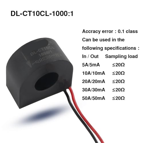 Sensor de corriente CA DL-CT10CL transformador de corriente CT de precision 2000/1 2