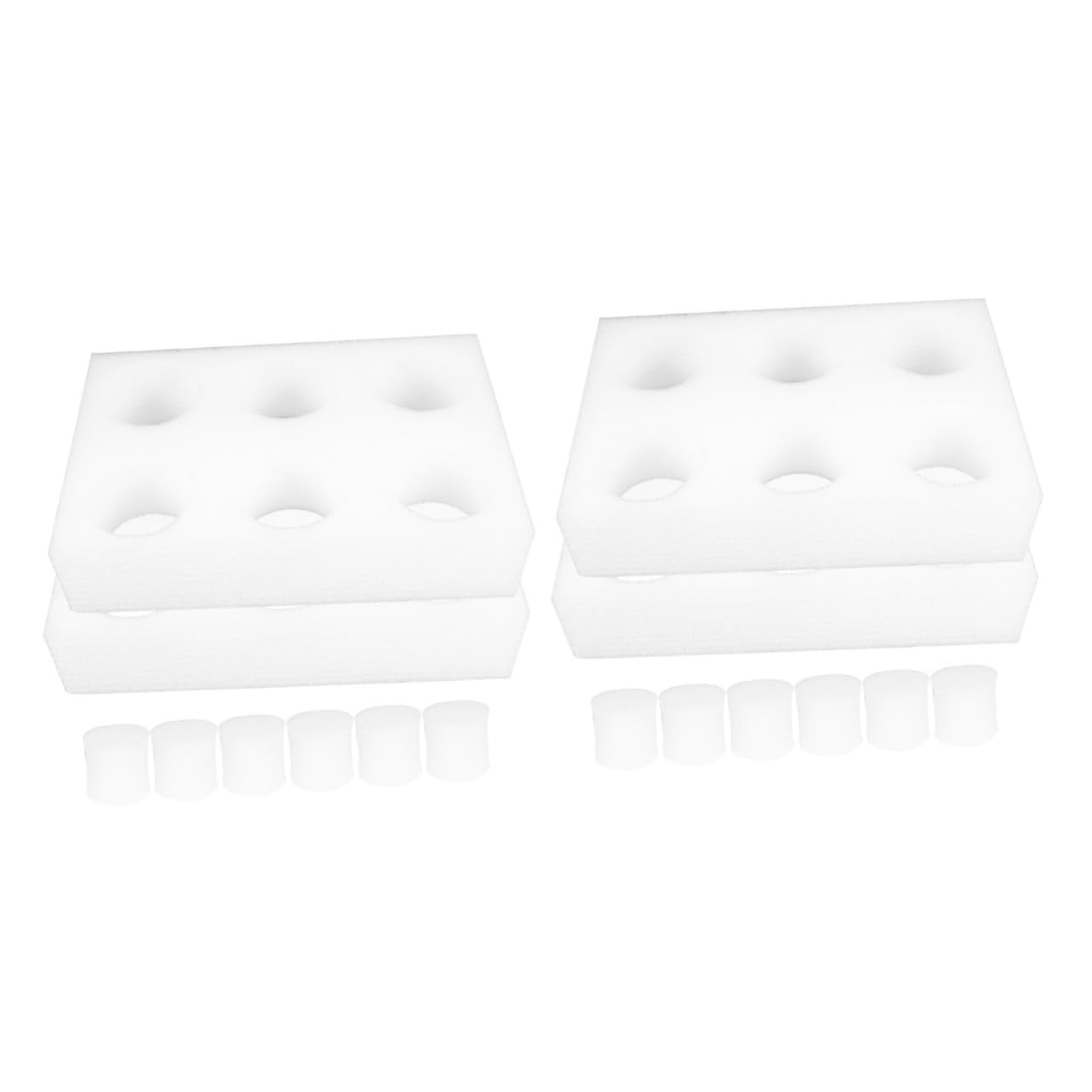 Alipis 2sets Outdoor Cup Trays Beverage Packing Rack Takeout Packing Supply Cup Carrier Trays 2pcs*2