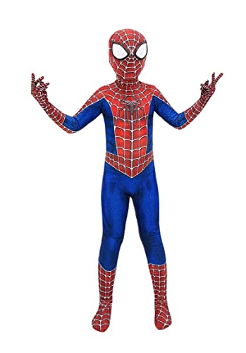 Superhero Costume Boys Bodysuit Halloween Cosplay Jumpsuit for kids-XS
