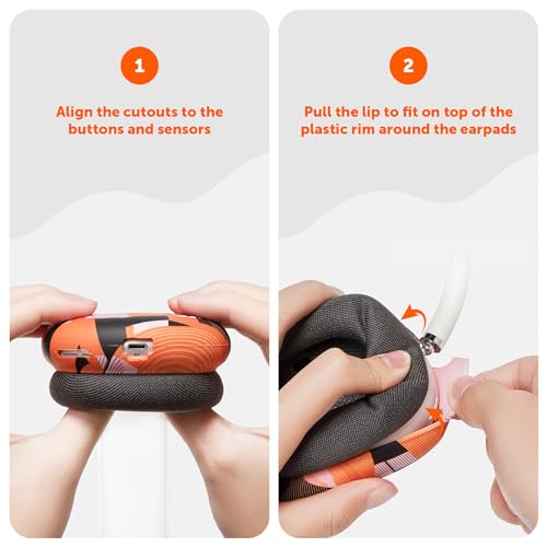 Coques silicone AirPods Max WC ShellZ Max Wicked Cushions ajustement précis - 5