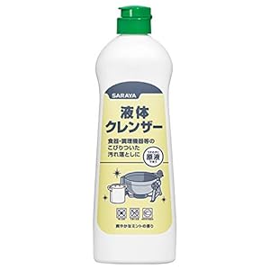 サラヤ 環境洗浄剤 液体クレンザー 400g ミントの香り 51655" 