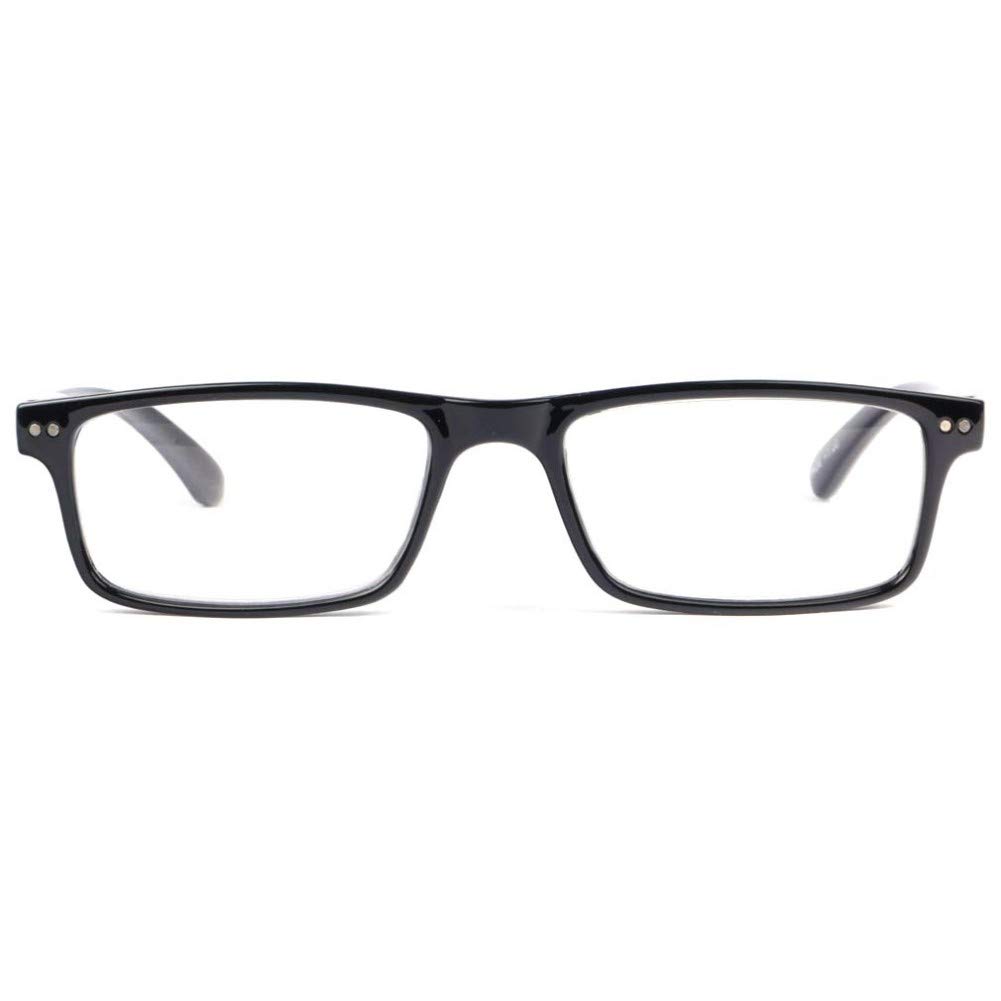 Lunettes De Lecture Noires Rectangulaires Dioptrie 2,5 - Style épuré, Neuves Avec étiquettes Proloupe