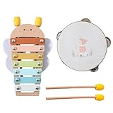 Amusement musical sans risque : conçu avec une protection des arrondis et une construction axée sur la sécurité, le xylophone pour prévient les risques d'étouffement de manière transparente. Fabriqué en bois de hêtre massif, il offre des performances fiables, permettant aux d'explorer la musique en toute confiance dans les garderies ou à la maison.