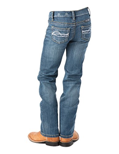 Cowgirl Tuff Western Denim Jeans Girls DFMI 16 Reg Med Wash GJDFMI2