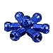 ACROPIX M12 x 1.25 Car Lug Nuts Cone Seat Closed End Bulge Acorn Hex Wheel Nut with Socket Key Blue - Pack of 20